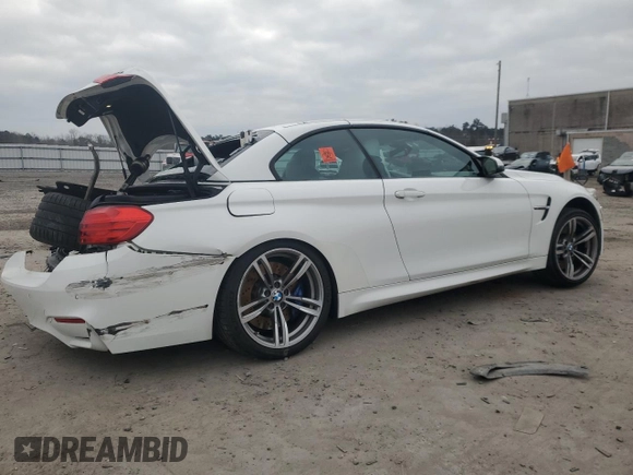 2016 BMW M4 with VIN WBS3U9C5XGP969683, listed as a Copart auction lot 86561874 with 63,846 mi miles and Salvage Title. Bid and sale history available at carsss.com. Image 3.