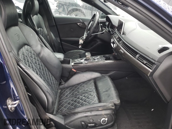 2019 Audi S4 Premium Plus with VIN WAUB4AF42KA116727, listed as a Copart auction lot 38506674 with 76,411 mi miles. Bid and sale history available at carsss.com. Image 7.