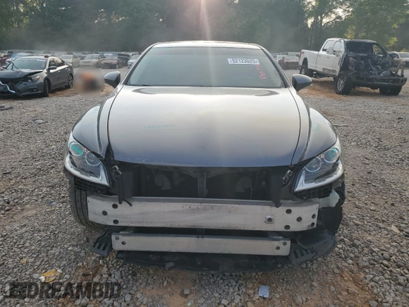 2013 Lexus LS 460 with VIN JTHBL5EF6D5114490, listed as a Copart auction lot 52123025 with 141,336 mi miles and Salvage title. Bid and sale history available at DreamBid. Image 5.