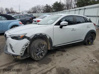 2018 Mazda CX-3 Grand Touring with VIN JM1DKFD76J0304909, listed as a Copart auction lot 86043134 with 67,764 mi miles and Salvage Title. Bid and sale history available at carsss.com. Image 1.