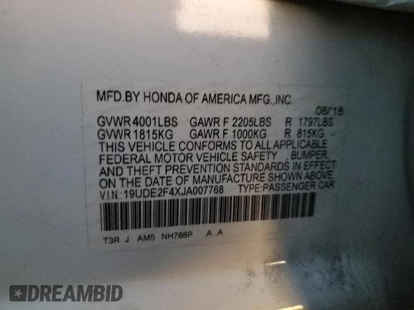 2018 Acura ILX Special Edition with VIN 19UDE2F4XJA007768, listed as a Copart auction lot 71314332 with 42,257 mi miles. Bid and sale history available at carsss.com. Image 13.