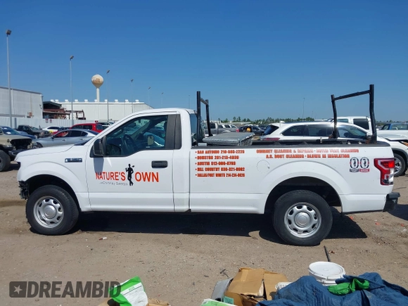 2019 Ford F-150 XL with VIN 1FTMF1CBXKKD47748, listed as a IAAI auction lot 41983277 with 120,933 mi miles. Bid and sale history available at carsss.com. Image 15.