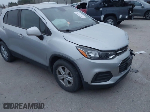 2020 Chevrolet Trax LS with VIN 3GNCJKSBXLL296356, listed as a IAAI auction lot 41770466 with 68,702 mi miles and . Bid and sale history available at DreamBid. Image 1.