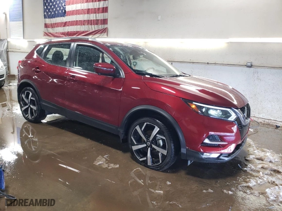 2021 Nissan Rogue Sport SL with VIN JN1BJ1CW4MW442040, listed as a Copart auction lot 49525615 with 21,705 mi miles and Salvage Title. Bid and sale history available at carsss.com. Image 4.