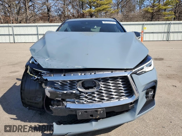 2023 Infiniti QX55 Luxe with VIN 3PCAJ5JR9PF118989, listed as a Copart auction lot 48352715 with 13,558 mi miles and Salvage title. Bid and sale history available at DreamBid. Image 5.