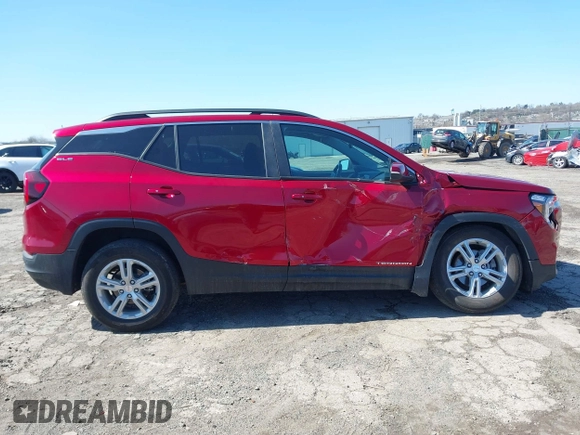 2023 GMC Terrain SLE with VIN 3GKALMEG0PL177061, listed as a IAAI auction lot 41936670 with 18,507 mi miles and . Bid and sale history available at carsss.com. Image 12.