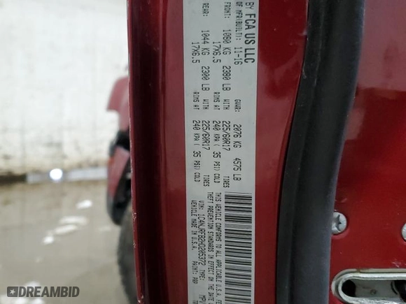 2017 Jeep Patriot High Altitude with VIN 1C4NJRFB2HD205372, listed as a Copart auction lot 44023985 with 184,761 mi miles and Salvage Title. Bid and sale history available at carsss.com. Image 15.
