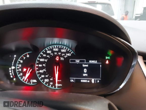 2019 Chevrolet Trax LS with VIN 3GNCJKSB5KL180268, listed as a IAAI auction lot 41506873 with 63,993 mi miles. Bid and sale history available at carsss.com. Image 7.