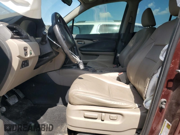 2019 Honda Ridgeline RTL-E with VIN 5FPYK3F71KB002046, listed as a Copart auction lot 61934455 with 131,674 mi miles and Salvage title. Bid and sale history available at DreamBid. Image 7.