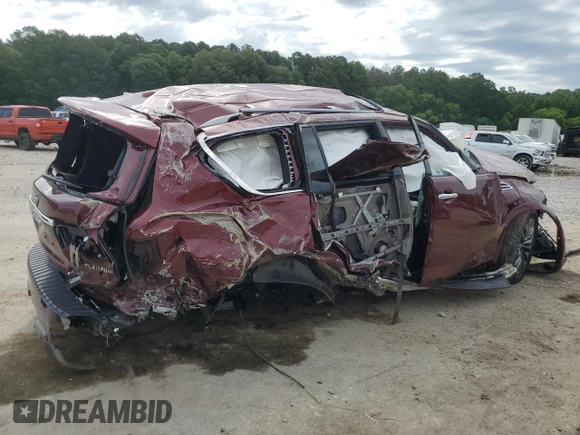 2021 Nissan Armada Platinum with VIN JN8AY2DA5M9372922, listed as a Copart auction lot 59894854 with 0 mi miles and Salvage Title. Bid and sale history available at carsss.com. Image 3.