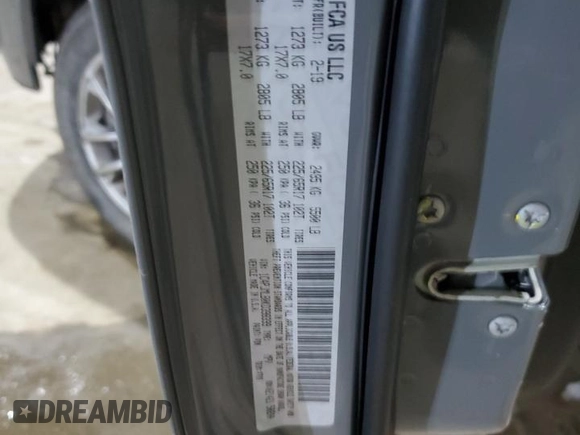 2019 Jeep Cherokee Latitude Plus с VIN 1C4PJMLB0KD398399, выставлен на аукционе Copart как лот 45468265 с пробегом 74 870 миль миль и Списание • Salvage title. История ставок и продаж доступна на DreamBid. Изображение 13.