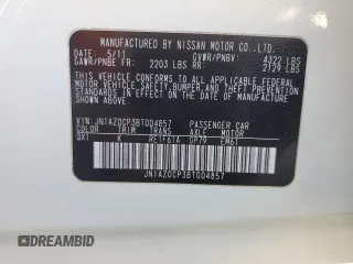 2011 Nissan LEAF SL with VIN JN1AZ0CP3BT004857, listed as a Copart auction lot 45023395 with 68,637 mi miles and Clean Title. Bid and sale history available at carsss.com. Image 26.