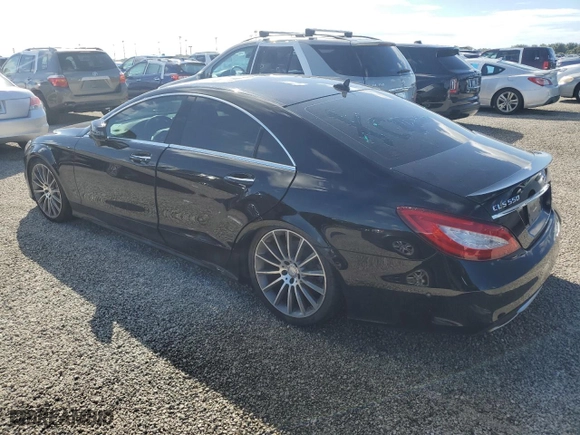 2016 Mercedes-Benz CLS-Class CLS 550 with VIN WDDLJ7DB9GA180023, listed as a Copart auction lot 74128504 with 0 mi miles and Non Repairable. Bid and sale history available at carsss.com. Image 2.