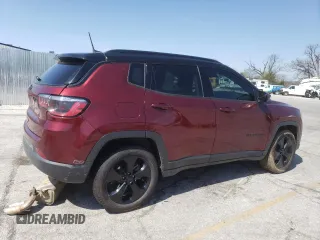 2021 Jeep Compass Altitude z VIN 3C4NJDBB6MT504313, wystawiony jako Copart lot #52232705 z przebiegiem 66 410 mil mil oraz Szkoda całkowita • Salvage title. Historia ofert i sprzedaży dostępna na DreamBid. Obrazek 3.