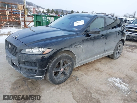 2018 Jaguar F-Pace 25t Premium with VIN SADCJ2FX4JA324255, listed as a IAAI auction lot 41320455 with 94,063 mi miles and . Bid and sale history available at DreamBid. Image 17.