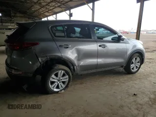2018 Kia Sportage LX with VIN KNDPM3ACXJ7339726, listed as a Copart auction lot 53061415 with 39,000 mi miles and Salvage Title. Bid and sale history available at carsss.com. Image 3.