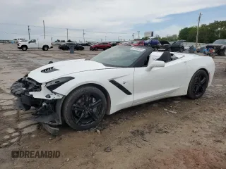 2016 Chevrolet Corvette 1LT z VIN 1G1YB3D71G5123625, wystawiony jako Copart lot #53939265 z przebiegiem 55 049 mil mil oraz Szkoda całkowita • Salvage title. Historia ofert i sprzedaży dostępna na DreamBid. Obrazek 1.