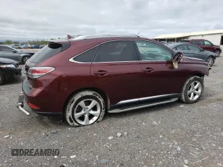 2013 Lexus RX 350 with VIN JTJBK1BA4D2034609, listed as a Copart auction lot 52022985 with 99,542 mi miles and Salvage Title. Bid and sale history available at carsss.com. Image 3.