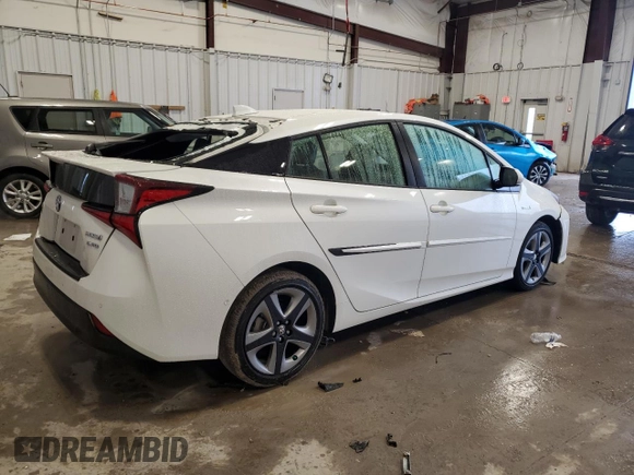 2020 Toyota Prius L Eco z VIN JTDKARFU9L3106230, wystawiony jako Copart lot #43336865 z przebiegiem 34 116 mil mil oraz Nie do naprawy • Non repairable. Historia ofert i sprzedaży dostępna na DreamBid. Obrazek 3.