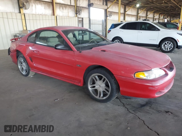 1997 Ford Mustang GT with VIN 1FALP42X5VF110563, listed as a Copart auction lot 47275215 with 126,675 mi miles and Salvage title. Bid and sale history available at DreamBid. Image 4.