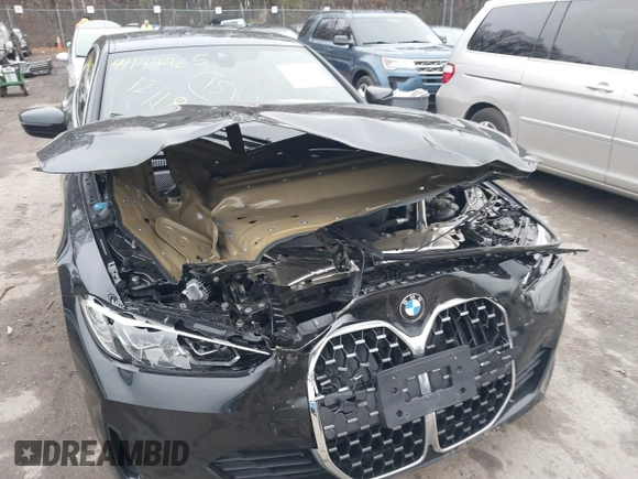 2024 BMW 4 Series 430i xDrive with VIN WBA73AV05RFS35389, listed as a IAAI auction lot 41144465 with 14,661 mi miles. Bid and sale history available at carsss.com. Image 6.