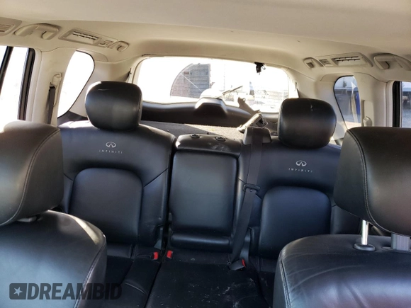 2011 Infiniti QX56 8-passenger z VIN JN8AZ2NC0B9301816, wystawiony jako Copart lot #47070355 z przebiegiem Nie podano mil oraz Szkoda całkowita • Salvage title. Historia ofert i sprzedaży dostępna na DreamBid. Obrazek 10.