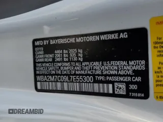2020 BMW 2 Series 230i with VIN WBA2M7C09L7E55300, listed as a Copart auction lot 61660103 with 35,177 mi miles. Bid and sale history available at carsss.com. Image 13.