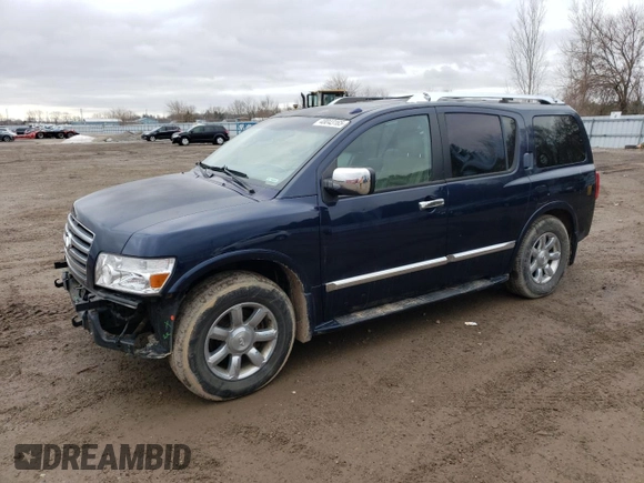 2007 Infiniti QX56 z VIN 5N3AA08C27N804252, wystawiony jako Copart lot #48043165 z przebiegiem 285 991 mil mil oraz Czysty tytuł • Clean title. Historia ofert i sprzedaży dostępna na DreamBid. Obrazek 1.