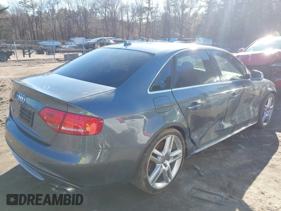 2012 Audi S4 Prestige with VIN WAUKGAFL3CA024851, listed as a IAAI auction lot 41679470 with 127,006 mi miles. Bid and sale history available at carsss.com. Image 4.