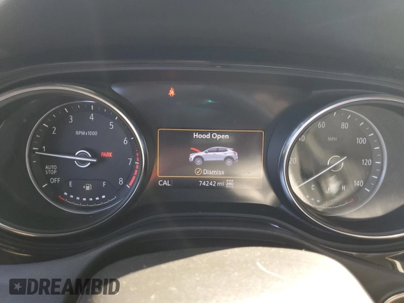 2020 Buick Encore GX Preferred с VIN KL4MMCSLXLB106991, выставлен на аукционе Copart как лот 56003145 с пробегом 74 242 миль миль и Списание • Salvage title. История ставок и продаж доступна на DreamBid. Изображение 9.
