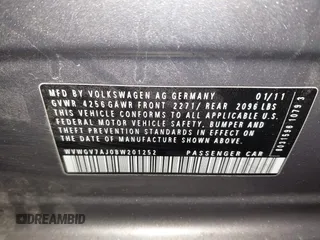 2011 Volkswagen GTI с VIN WVWGV7AJ0BW201252, выставлен на аукционе IAAI как лот 41335814 с пробегом 126 082 миль миль и . История ставок и продаж доступна на DreamBid. Изображение 9.