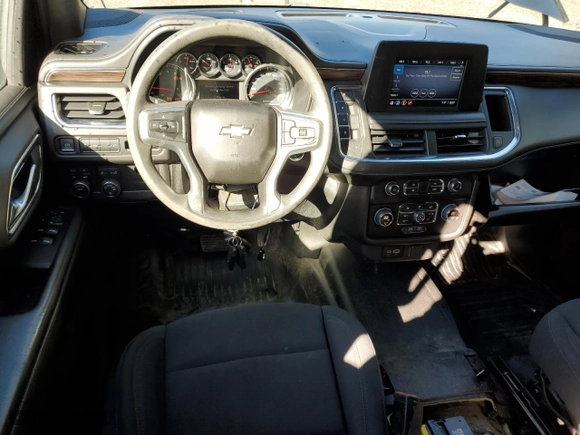 2021 Chevrolet Tahoe Commercial with VIN 1GNSKLED4MR476230, listed as a Copart auction lot 75313974 with 124,085 mi miles and Salvage Title. Bid and sale history available at carsss.com. Image 8.