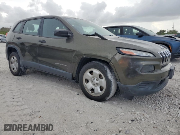 2015 Jeep Cherokee Sport с VIN 1C4PJLABXFW547117, выставлен на аукционе Copart как лот 63271965 с пробегом 154 649 миль миль и Чистый • Clean title. История ставок и продаж доступна на DreamBid. Изображение 4.
