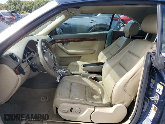 2008 Audi A4 2.0T z VIN WAUAF48H78K007111, wystawiony jako Copart lot #74002764 z przebiegiem 167 268 mil mil oraz Nie do naprawy • Non repairable. Historia ofert i sprzedaży dostępna na DreamBid. Obrazek 7.