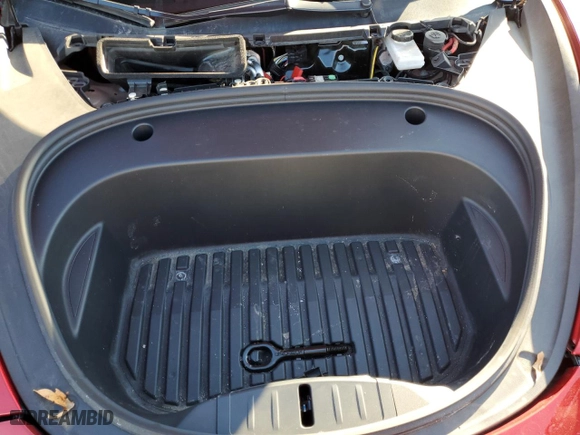 2022 Tesla Model 3 with VIN 5YJ3E1EA6NF344771, listed as a Copart auction lot 83605474 with 29,696 mi miles and Salvage Title. Bid and sale history available at carsss.com. Image 13.