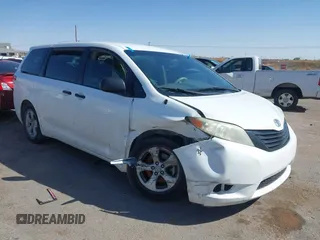 2012 Toyota Sienna with VIN 5TDZK3DCXCS251259, listed as a IAAI auction lot 41949142 with Not provided miles and . Bid and sale history available at DreamBid. Image 1.