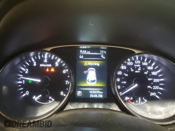 2014 Nissan Rogue S with VIN 5N1AT2MV1EC767922, listed as a Copart auction lot 52172595 with 163,659 mi miles and Salvage Title. Bid and sale history available at carsss.com. Image 9.