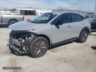 2023 Nissan ARIYA EVOLVE+ with VIN JN1DF0BB8PM711210, listed as a Copart auction lot 50689225 with 37,559 mi miles and Salvage Title. Bid and sale history available at carsss.com. Image 1.