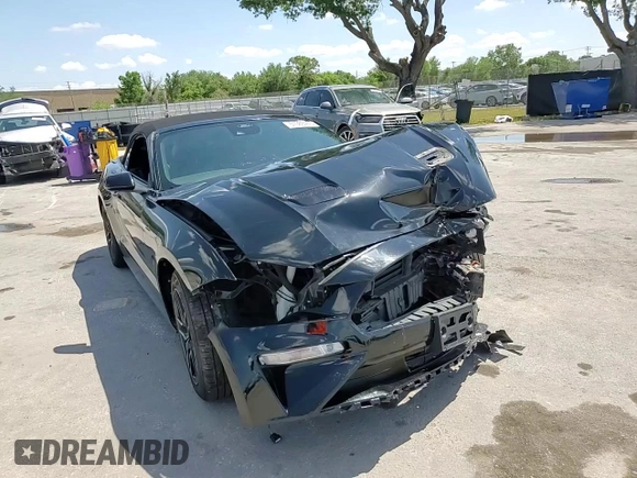2021 Ford Mustang EcoBoost with VIN 1FATP8UH9M5105349, listed as a Copart auction lot 51388475 with 0 mi miles and Non Repairable. Bid and sale history available at carsss.com. Image 10.