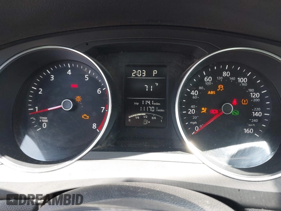 2015 Volkswagen Jetta Sedan 1.8T SE with VIN 3VWD17AJ1FM270114, listed as a IAAI auction lot 42128816 with 111,701 mi miles. Bid and sale history available at carsss.com. Image 7.