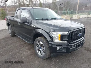 2019 Ford F-150 XL with VIN 1FTEX1EP0KKC57566, listed as a IAAI auction lot 41902132 with 80,613 mi miles. Bid and sale history available at carsss.com. Image 1.