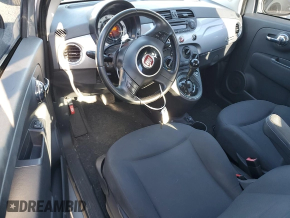 2015 FIAT 500 Pop with VIN 3C3CFFAR5FT549883, listed as a Copart auction lot 42905715 with 109,012 mi miles and Salvage title. Bid and sale history available at DreamBid. Image 8.