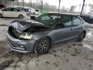 2018 Volkswagen Jetta 1.4T SE with VIN 3VWDB7AJ8JM215956, listed as a Copart auction lot 44833355 with 82,920 mi miles and Salvage Title. Bid and sale history available at carsss.com. Image 1.
