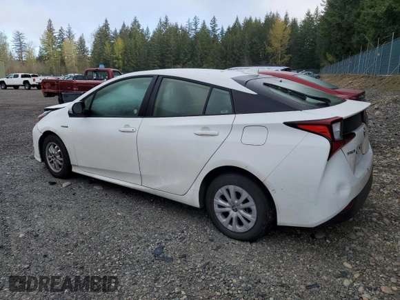 2022 Toyota Prius L Eco with VIN JTDKAMFUXN3173800, listed as a Copart auction lot 52438355 with 59,408 mi miles and Salvage Title. Bid and sale history available at carsss.com. Image 2.