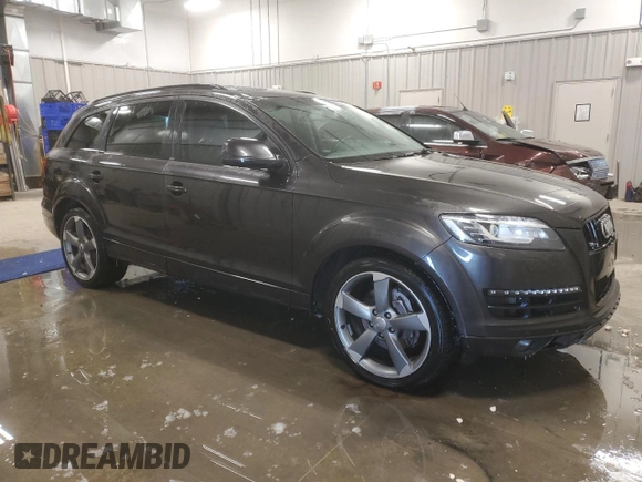 2014 Audi Q7 3.0L TDI Prestige with VIN WA1VMAFEXED011925, listed as a Copart auction lot 46054715 with 186,551 mi miles and Clean Title. Bid and sale history available at carsss.com. Image 4.