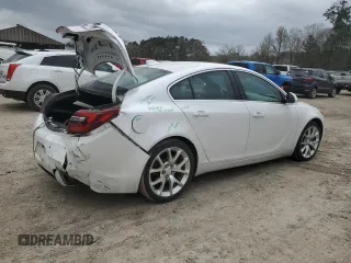 2017 Buick Regal GS with VIN 2G4GT5GX7H9123152, listed as a Copart auction lot 47618405 with 112,106 mi miles and Salvage title. Bid and sale history available at DreamBid. Image 3.