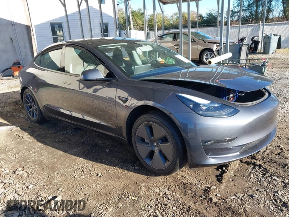 2023 Tesla Model 3 with VIN 5YJ3E1EA3PF673642, listed as a IAAI auction lot 40818151 with 12,293 mi miles and . Bid and sale history available at carsss.com. Image 1.