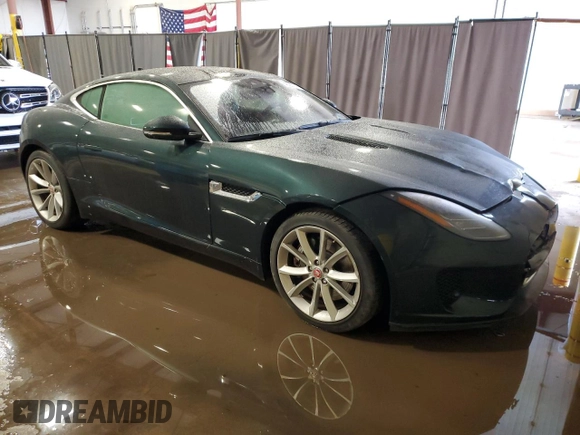 2020 Jaguar F-Type with VIN SAJDD1EV3LCK64835, listed as a Copart auction lot 43260145 with 18,157 mi miles and Salvage Title. Bid and sale history available at DreamBid. Image 4.