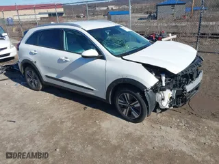 2022 Kia Niro Plug-In Hybrid LXS with VIN KNDCM3LD7N5518599, listed as a IAAI auction lot 41813368 with 55,651 mi miles. Bid and sale history available at carsss.com. Image 1.