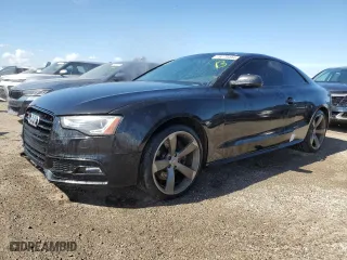 2014 Audi S5 Premium Plus with VIN WAUGGAFR7EA067005, listed as a Copart auction lot 76773444 with 118,036 mi miles and Salvage Title. Bid and sale history available at carsss.com. Image 1.
